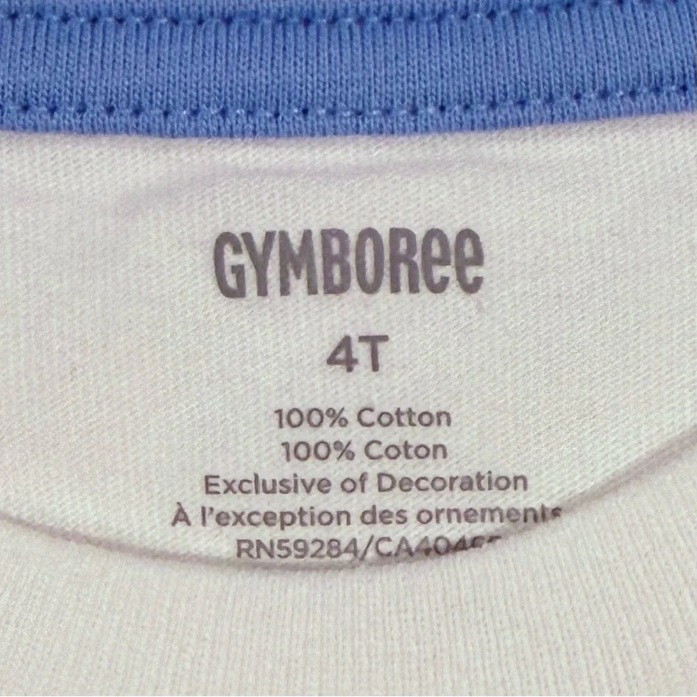 New Gymboree Christmas Train Tee Boys 4T Santa Embroidered Applique Layered